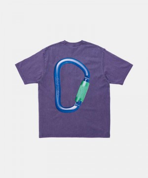 Gramicci Carabiner Unisex Tops Purple | 381-EUKHWV