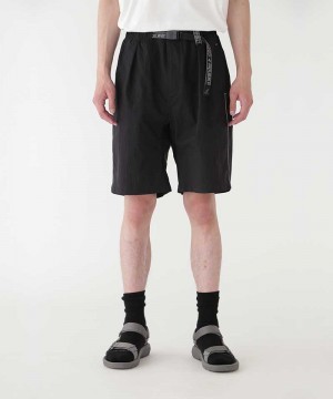 Gramicci Gramicci x and wander NYCO Climbing G-Short Men's Shorts Black | 076-YCWXUA