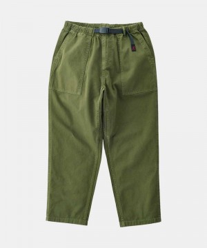 Gramicci Loose Tapered Men's Pants Olive | 891-WFVAYN