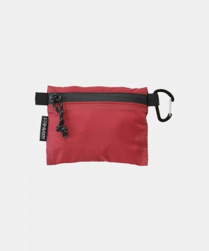 Gramicci Micro Ripstop Pouch Unisex Bags Red | 304-EJMKFW