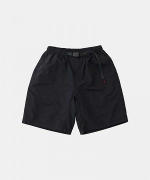 Gramicci Nylon Loose Men's Shorts Black | 107-CKUXPJ