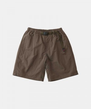 Gramicci Nylon Loose Men's Shorts Brown | 580-EVLXYZ