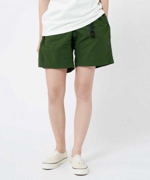 Gramicci Nylon Loose Men's Shorts Deep Green | 380-SORAFI