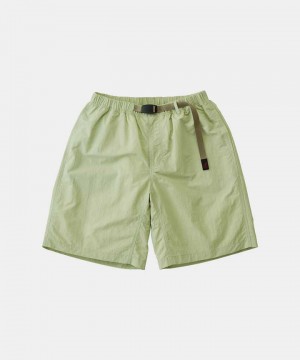 Gramicci Nylon Loose Men's Shorts Light Green | 598-THMGZU