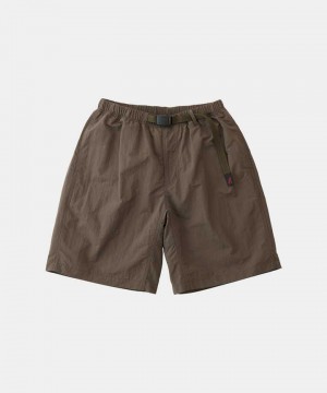 Gramicci Nylon Loose Women's Shorts Dark Brown | 359-EXGLAR