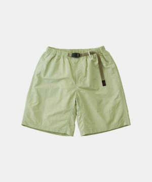 Gramicci Nylon Loose Women's Shorts Light Green | 503-SMFZYC