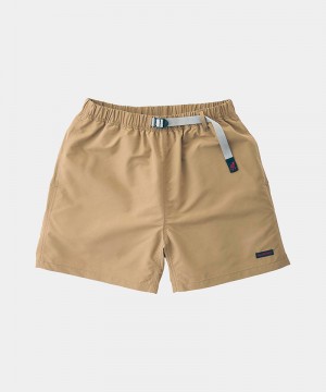 Gramicci Shell Canyon Men's Shorts Beige | 542-PSUHCR