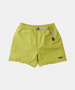 Gramicci Shell Canyon Men's Shorts Yellow | 238-JGIUQX