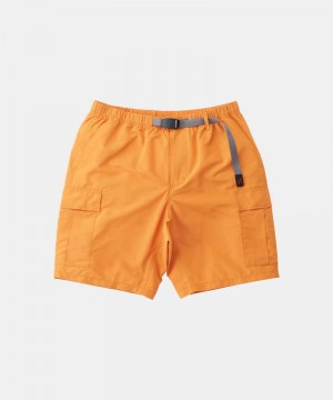 Gramicci Shell Cargo Men's Shorts Orange | 480-YJFESR