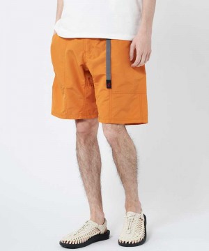 Gramicci Shell Gear Men's Shorts Orange | 983-BCTUKA