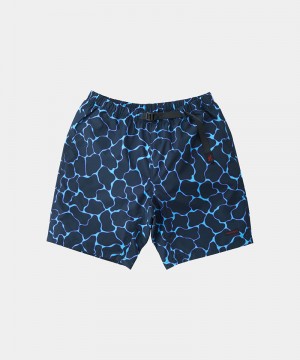 Gramicci Shell Packable Men's Shorts Deep Blue | 079-EOBYLI