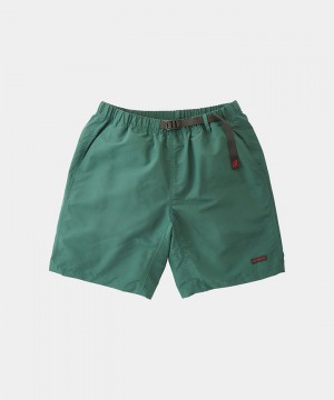 Gramicci Shell Packable Men's Shorts Green | 504-OBSIUL