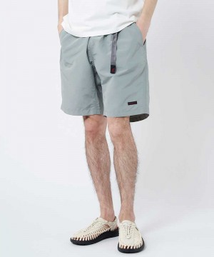 Gramicci Shell Packable Men's Shorts Grey | 381-BMWOPC