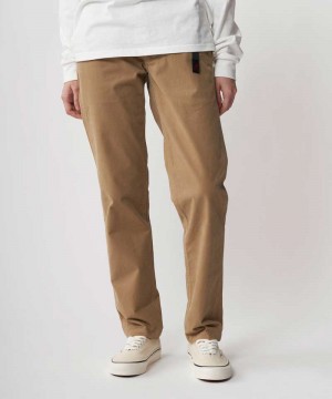 Gramicci Tapered Women's Pants Beige | 564-LIDVXK