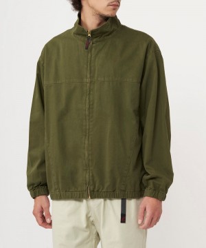 Gramicci Twill-Around Men's Outerwear Green | 873-CPZEXR