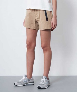 Gramicci Very Women's Shorts Beige | 943-XYNASC