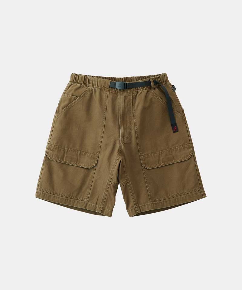 Gramicci Canvas EQT Men\'s Shorts Brown | 208-KUCMEB