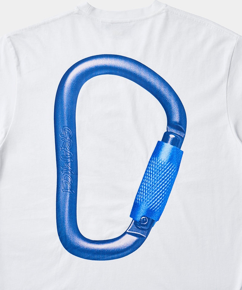 Gramicci Carabiner Unisex Tops White | 327-BAQKOR