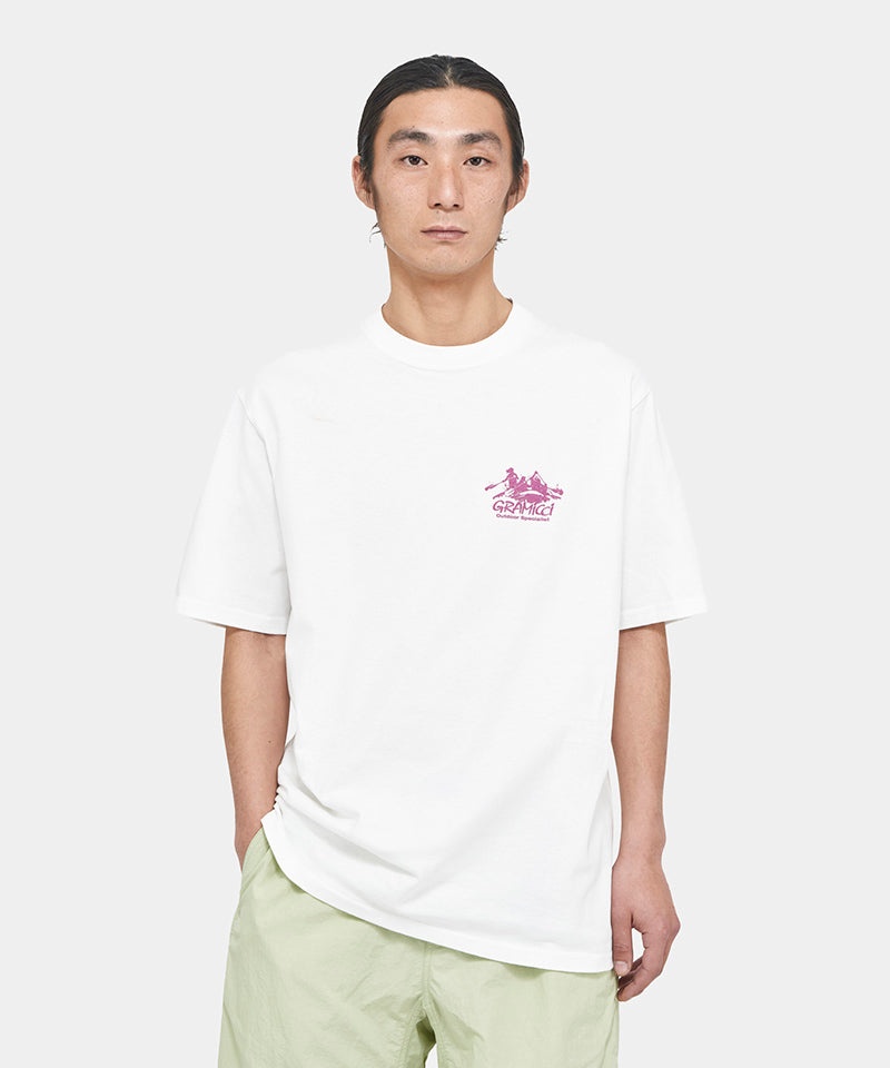 Gramicci Class 5 Unisex Tops White | 976-KLVHSO