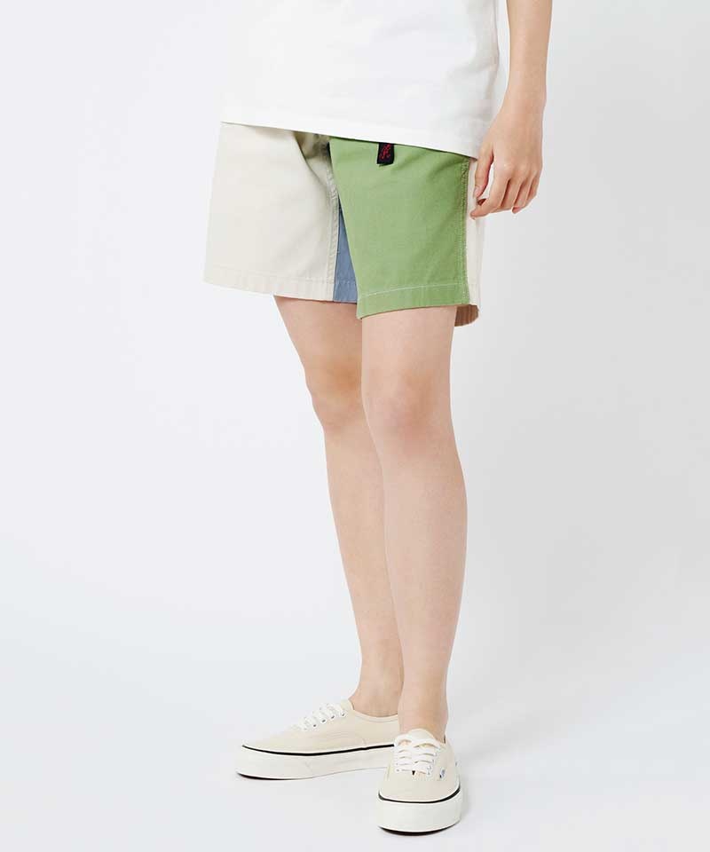 Gramicci Crazy G-Short Women\'s Shorts White Green | 053-ZBIQRN