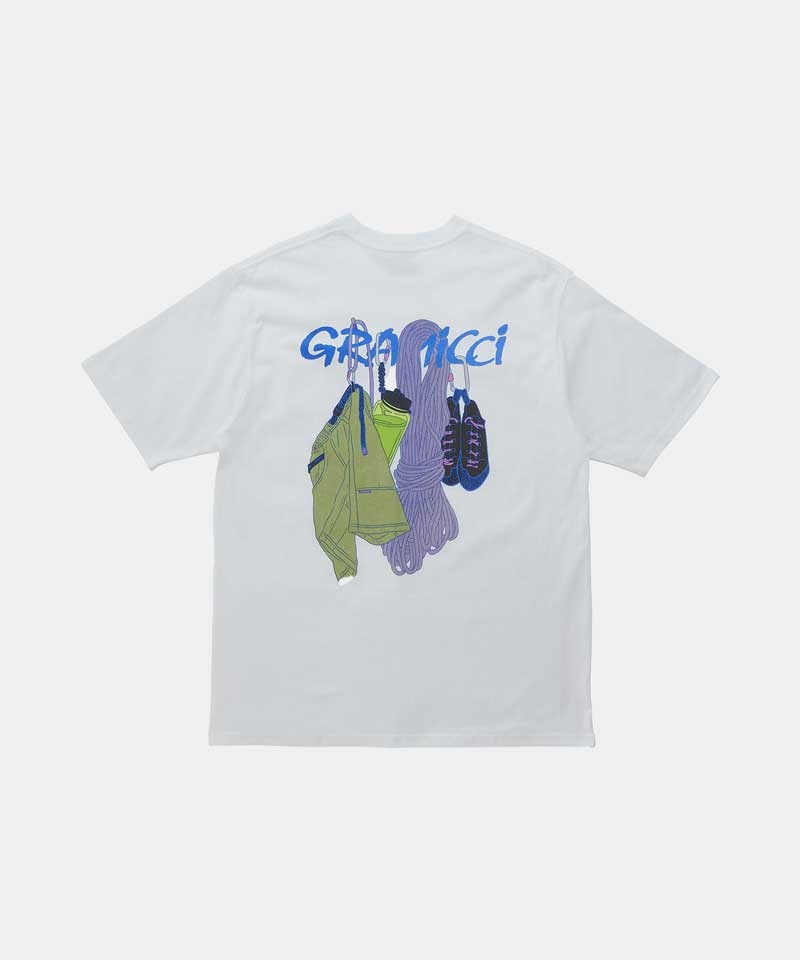 Gramicci Equipped Unisex Tops White | 216-MNIZDJ