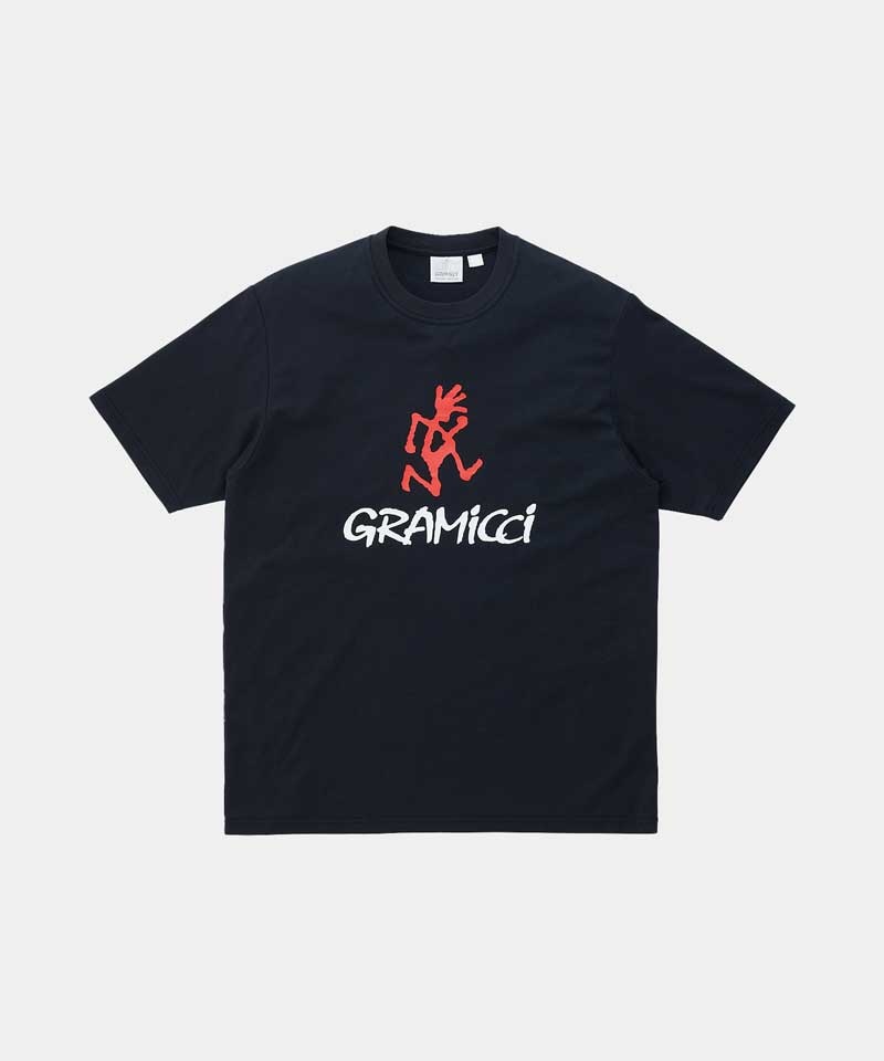 Gramicci Gramicci Logo Unisex Tops Black | 180-ZTEVYP