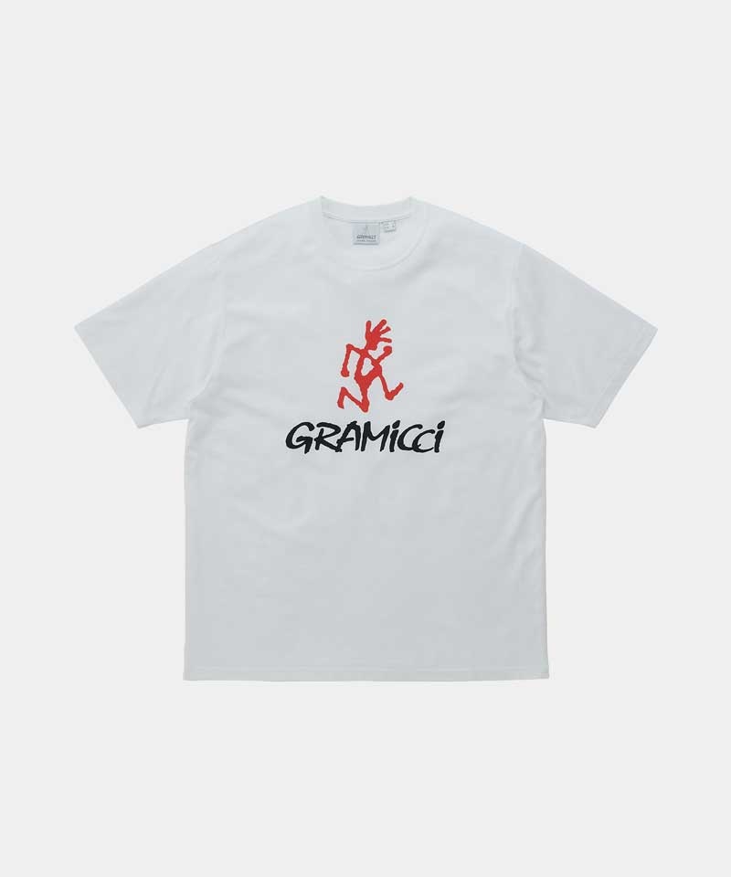 Gramicci Gramicci Logo Unisex Tops White | 358-AHQVCK