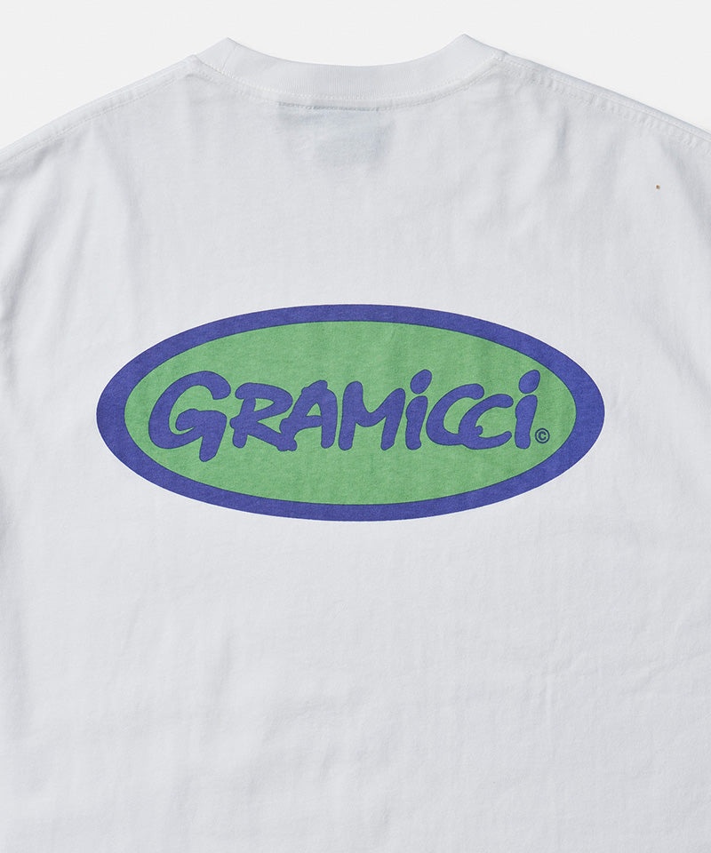 Gramicci Gramicci Oval Unisex Tops White | 261-MNDPGZ