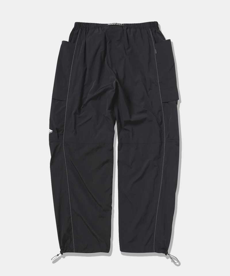 Gramicci Gramicci x and wander Patchwork Wind Men's Pants Black | 549-XIURLN