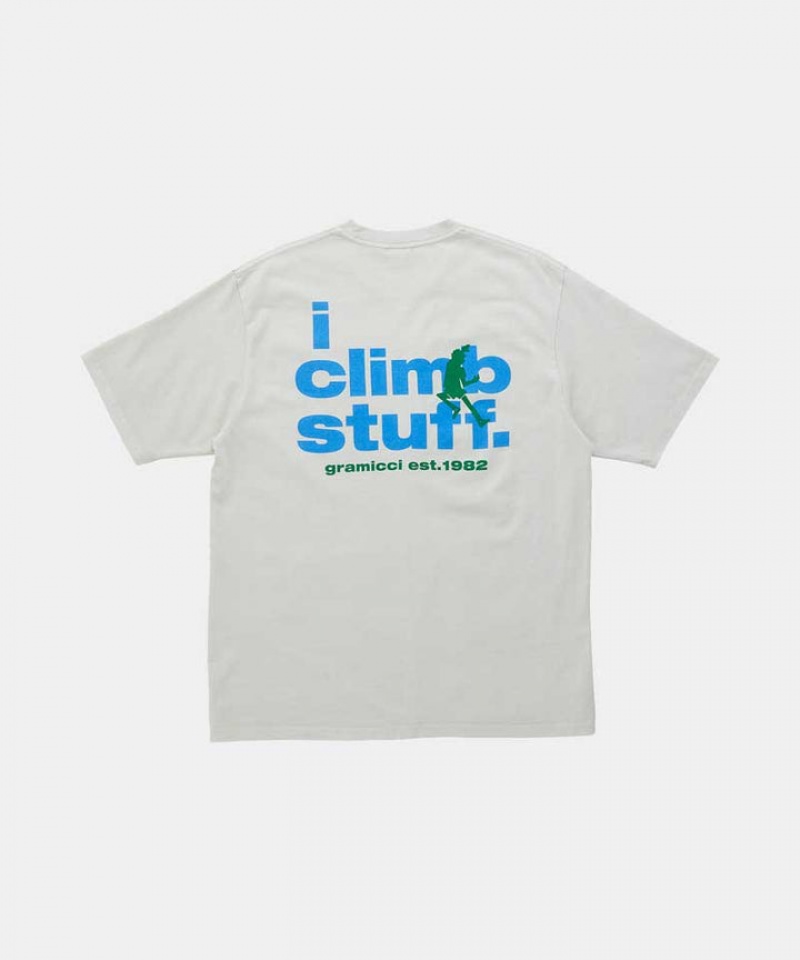 Gramicci I Climb Stuff Unisex Tops Grey | 873-NGVPJA