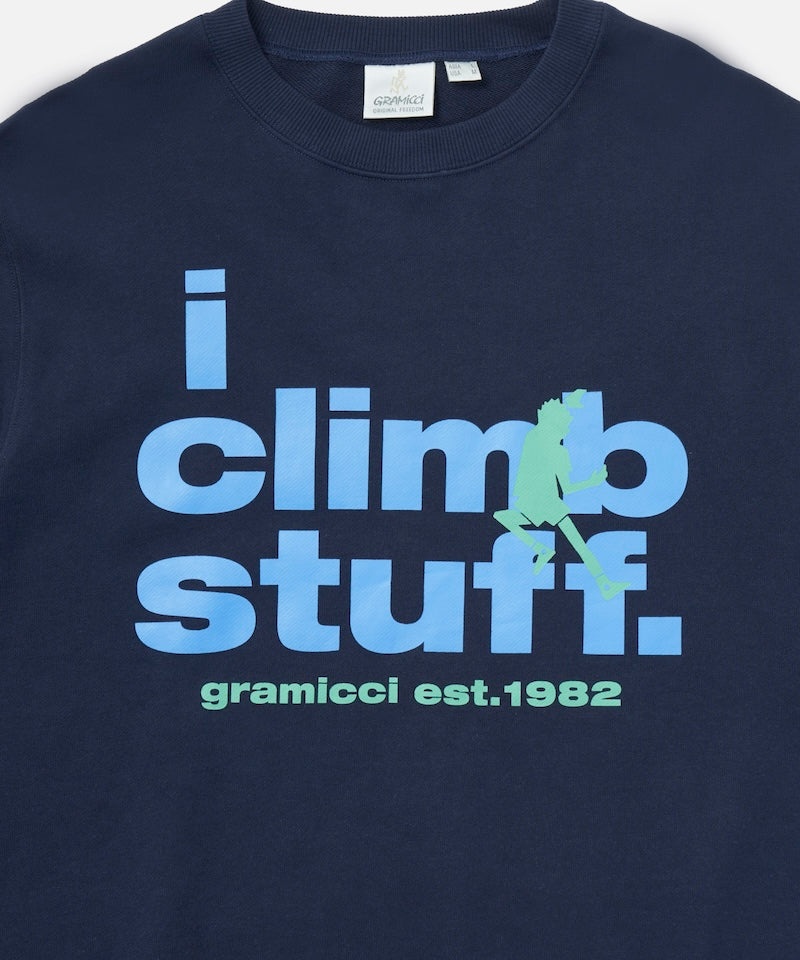 Gramicci I Climb Stuff Unisex Tops Navy | 059-MATLGS