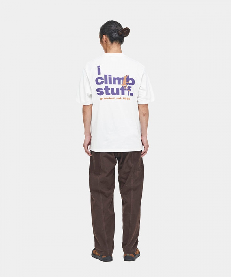 Gramicci I Climb Stuff Unisex Tops Purple | 478-ZMARPC