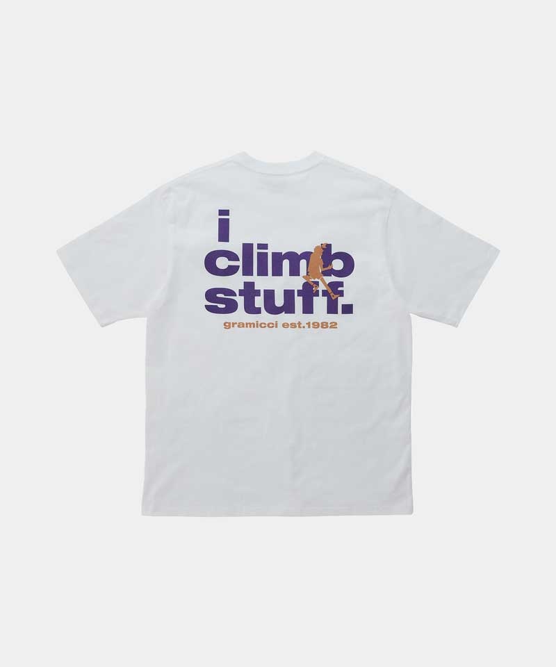 Gramicci I Climb Stuff Unisex Tops White | 958-CFDRSZ