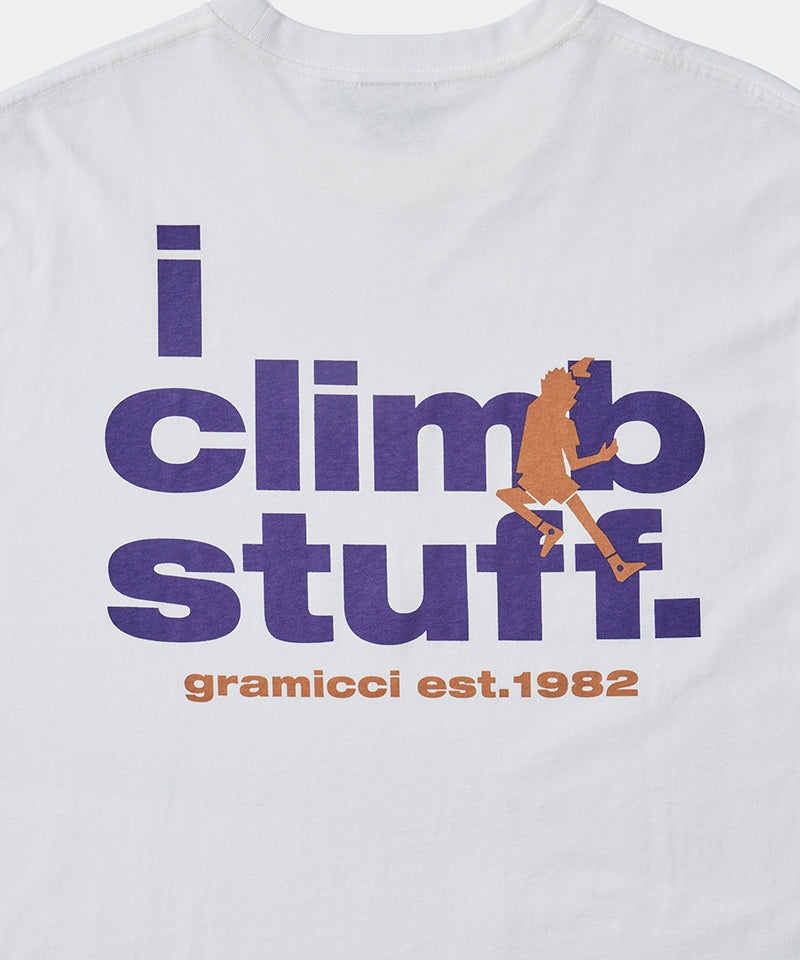 Gramicci I Climb Stuff Unisex Tops White | 958-CFDRSZ