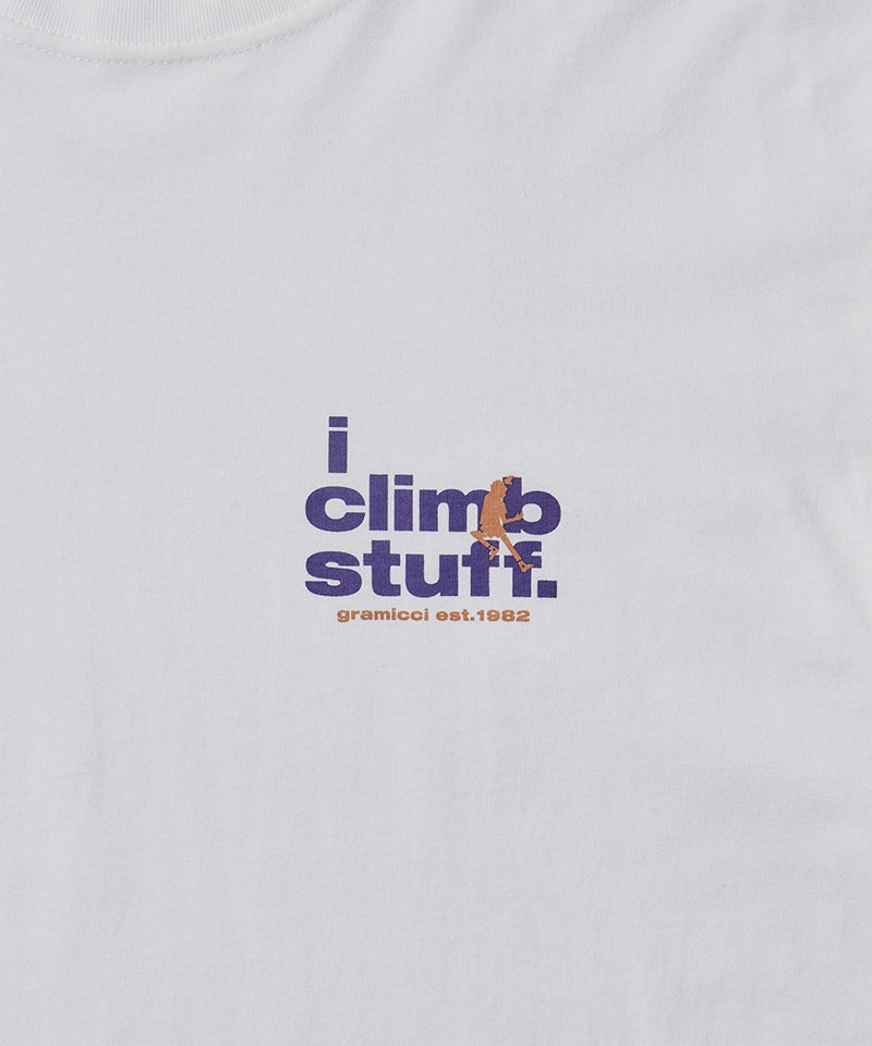 Gramicci I Climb Stuff Unisex Tops White | 958-CFDRSZ