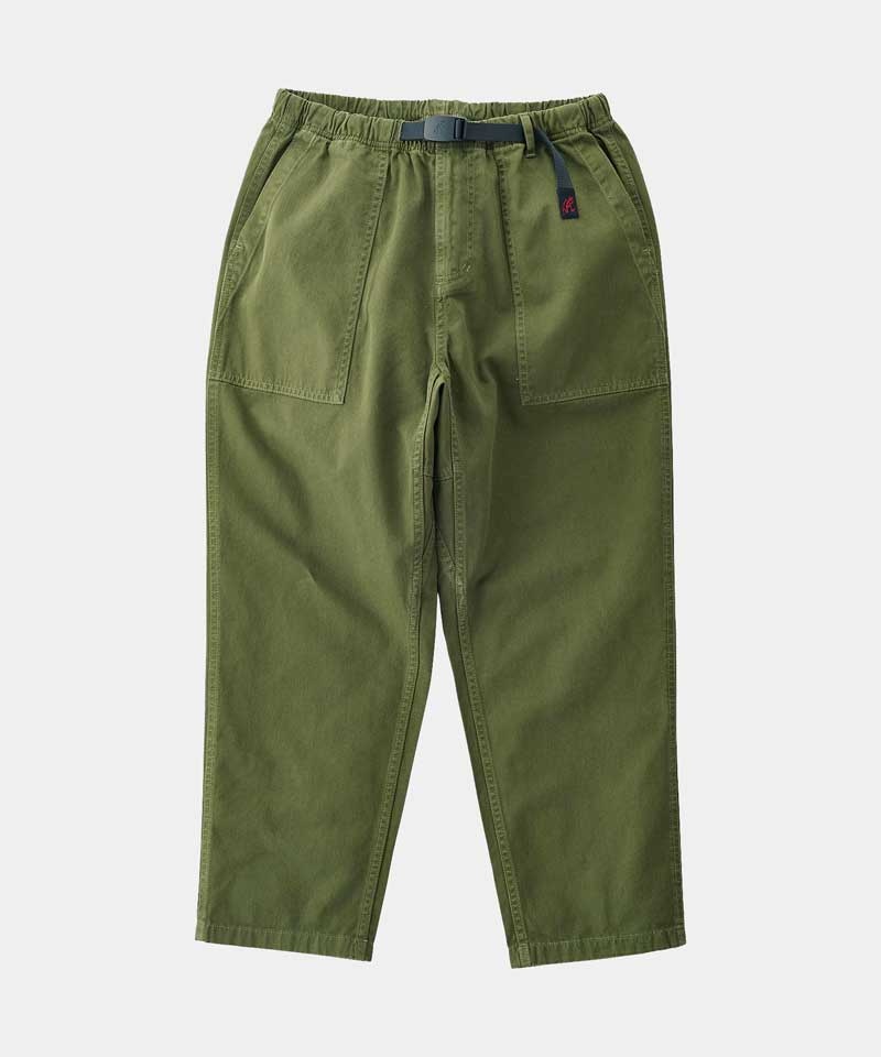 Gramicci Loose Tapered Men\'s Pants Olive | 891-WFVAYN