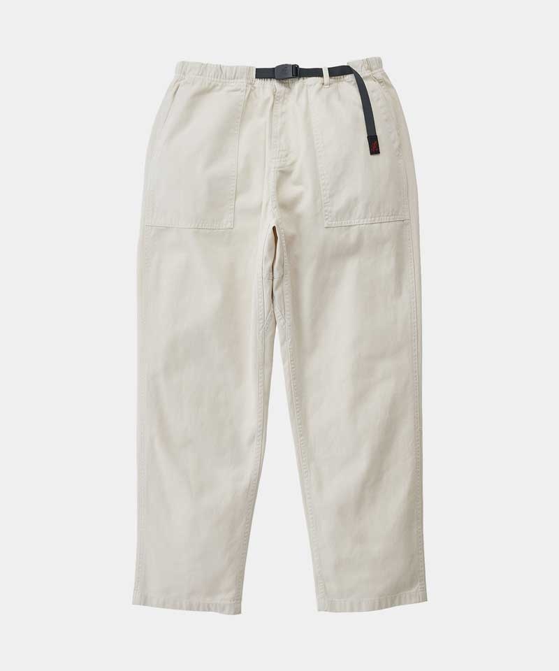 Gramicci Loose Tapered Ridge Men's Pants White | 178-JUVNDL