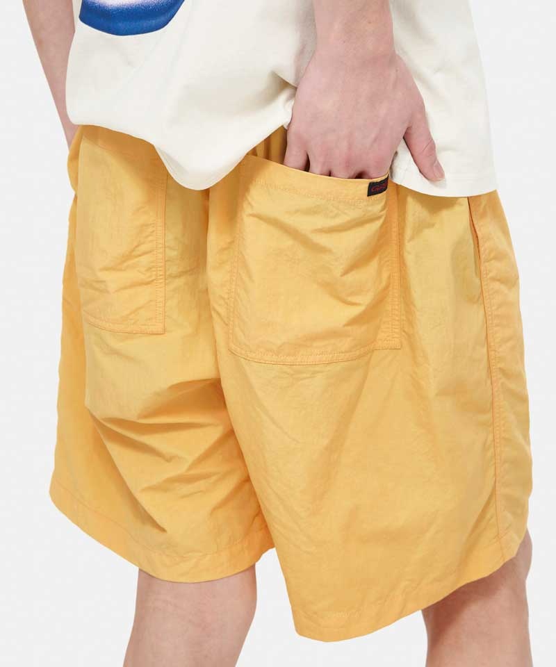 Gramicci Nylon Loose Women's Shorts Yellow | 478-LEDFZG