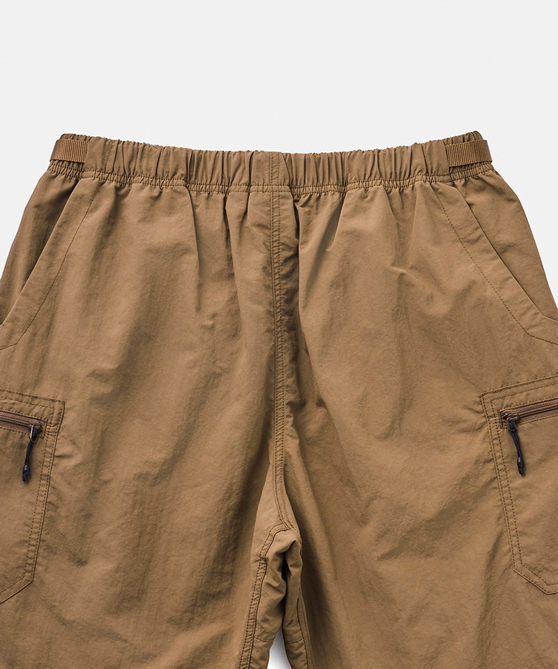 Gramicci Nylon Utility Men's Shorts Brown | 578-YAHJZK