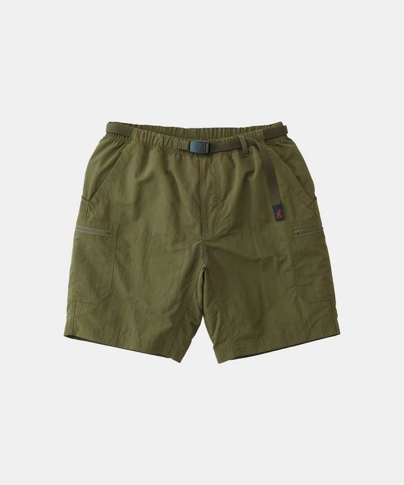 Gramicci Nylon Utility Men\'s Shorts Olive | 709-EQPVAS