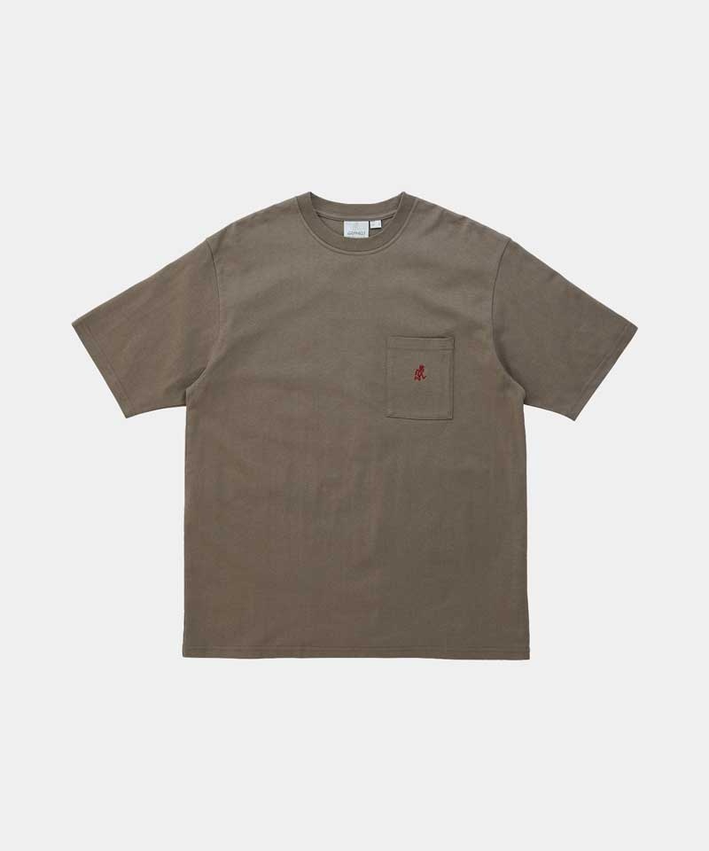 Gramicci One Point Unisex Tops Light Brown | 082-JNRTDU