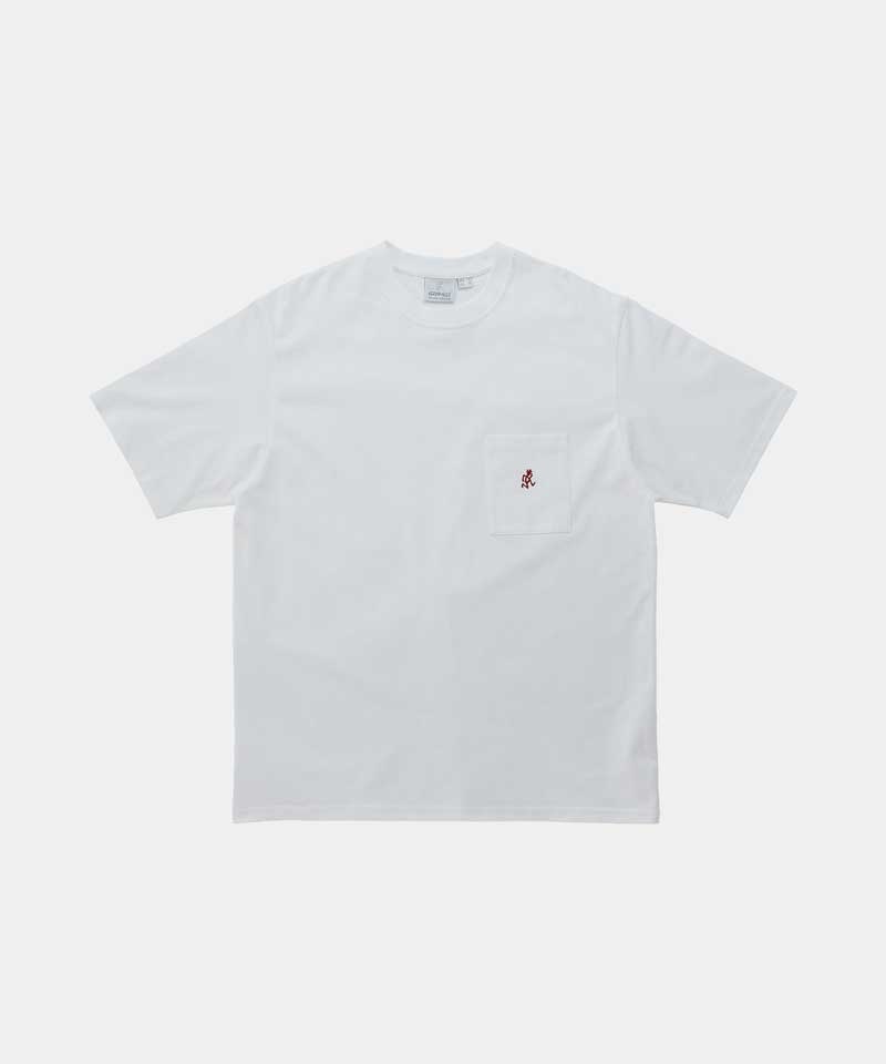 Gramicci One Point Unisex Tops White | 059-TLFVQM