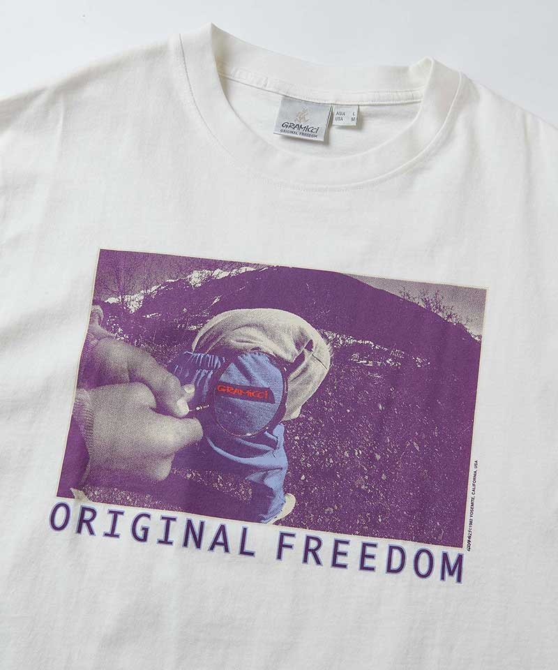 Gramicci Original Freedom Unisex Tops White | 691-MYZBDC