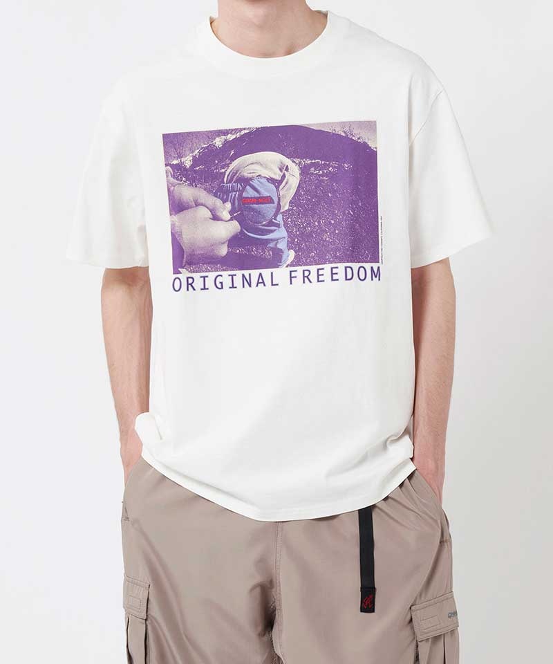 Gramicci Original Freedom Unisex Tops White | 691-MYZBDC