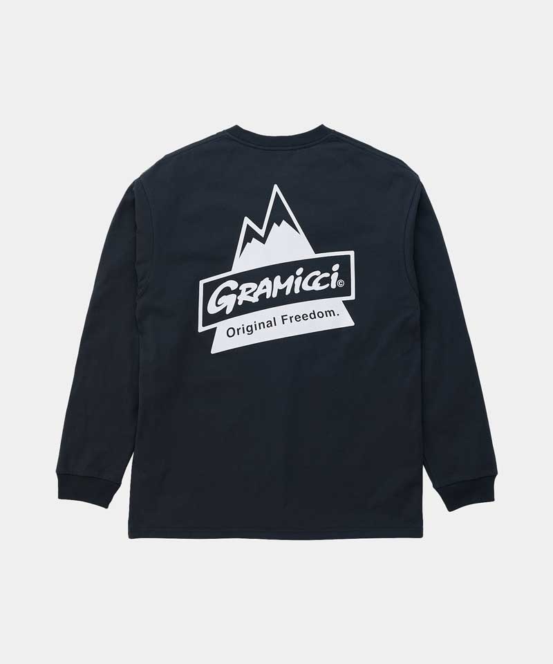 Gramicci Peak L/S Unisex Tops Black | 814-INRPGT