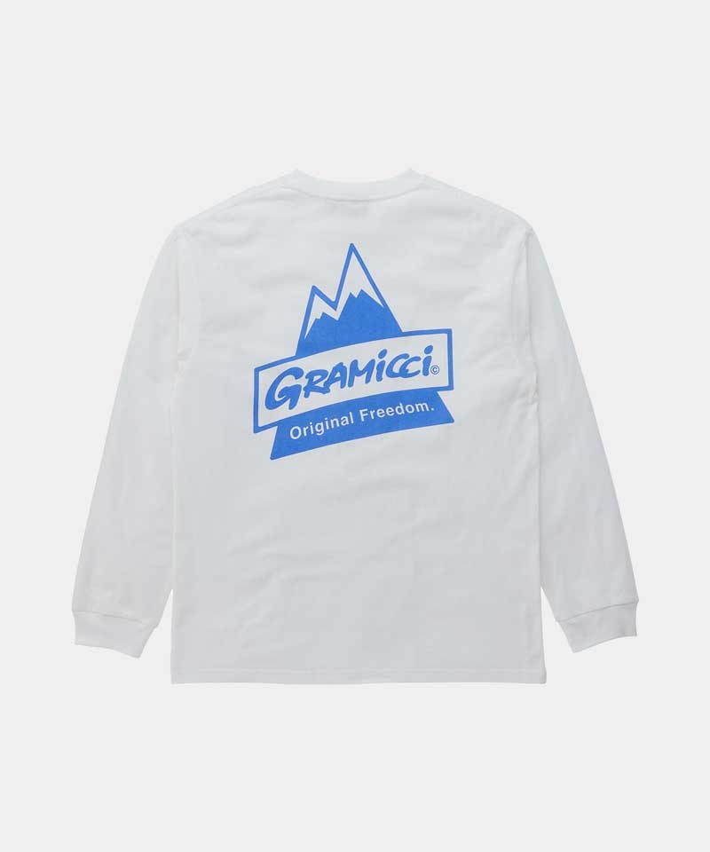 Gramicci Peak L/S Unisex Tops White | 657-TSZNAG