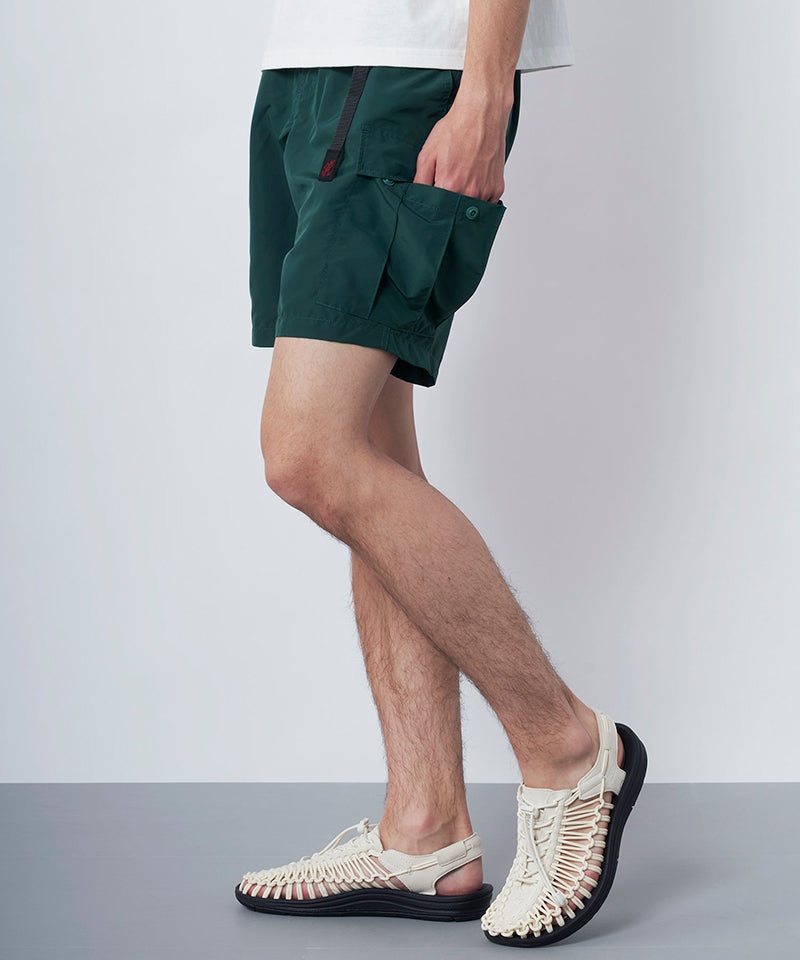 Gramicci Shell Cargo Men's Shorts Deep Green | 547-LUPTWH