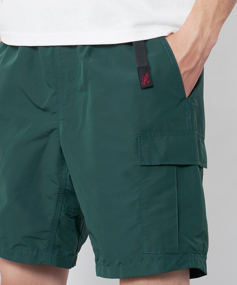 Gramicci Shell Cargo Men's Shorts Deep Green | 547-LUPTWH