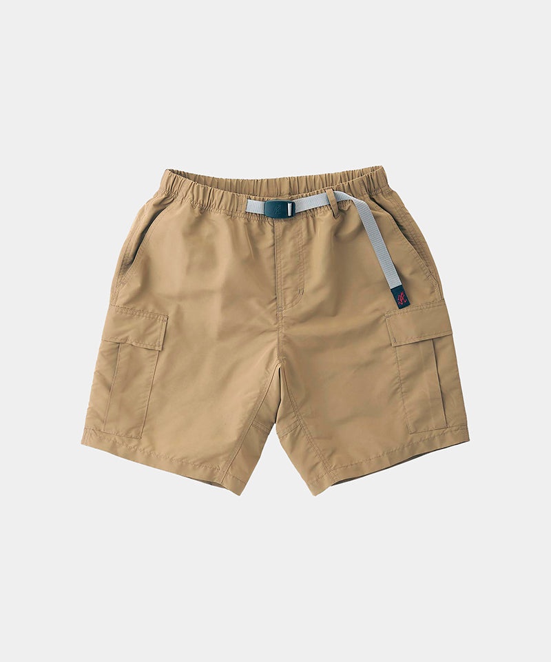 Gramicci Shell Cargo Men\'s Shorts Khaki | 621-YMSPUW