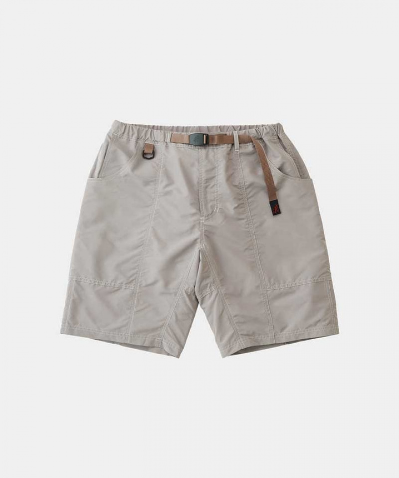 Gramicci Shell Gear Men's Shorts Light Grey | 203-CMSONK